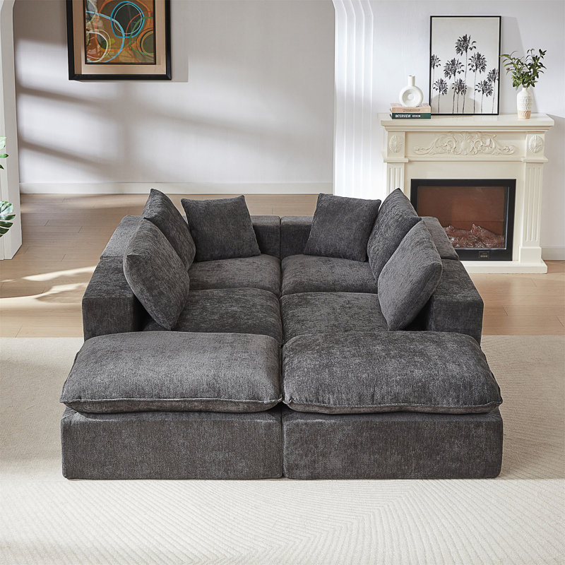 Canapé moderne en chenille