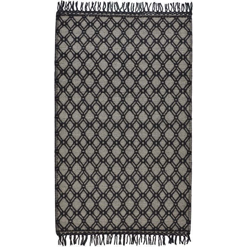 Tapis rectangulaire en laine Keiston, Rectangle 5 pi x 7 pi 6 po