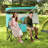 Double Beach Chair with Adjustable Canopy Oversized Folding Camping Chair Turquoise-1200060629