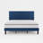Aleiny Velvet Bed with Adjustable Upholstered Headboard-436444922-436444924