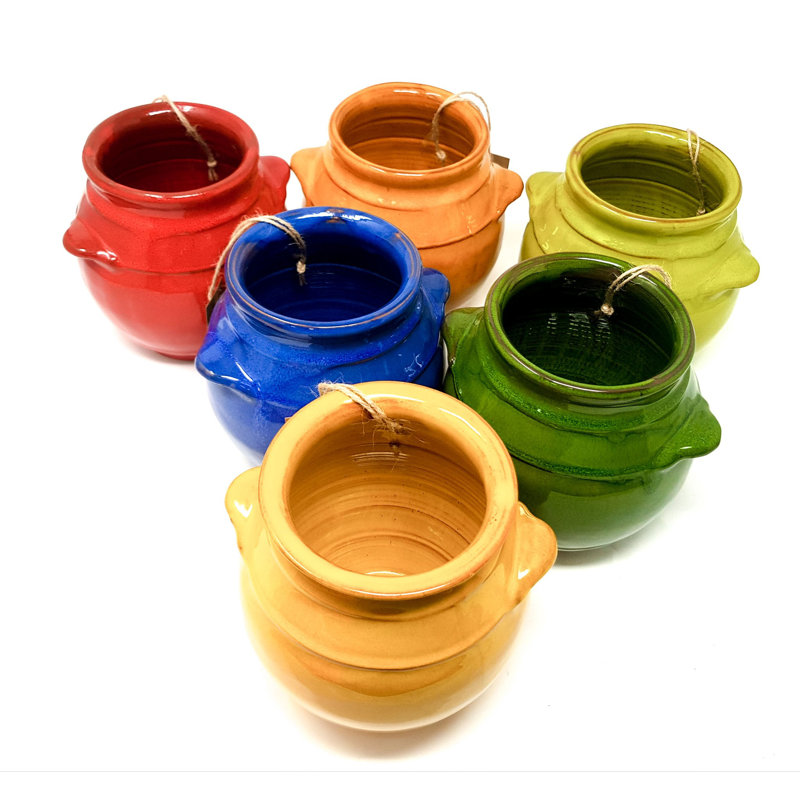 Michalak Ceramic / Porcelain Jar, Orange
