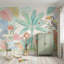 Papier peint tropical avec aquarelle pastel-1340272432-1340272430