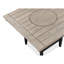 Table de salle à manger à hauteur de comptoir de style contemporain 1Pc-828790053-828790054