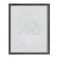 Art mural en verre Mid Mid Century Modern Elephant in the Tub par Rachel Lee