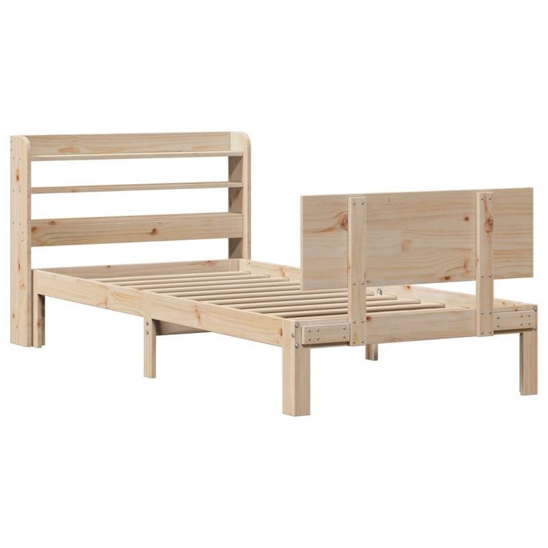 Bed Frame, 100 x 200cm, Brown