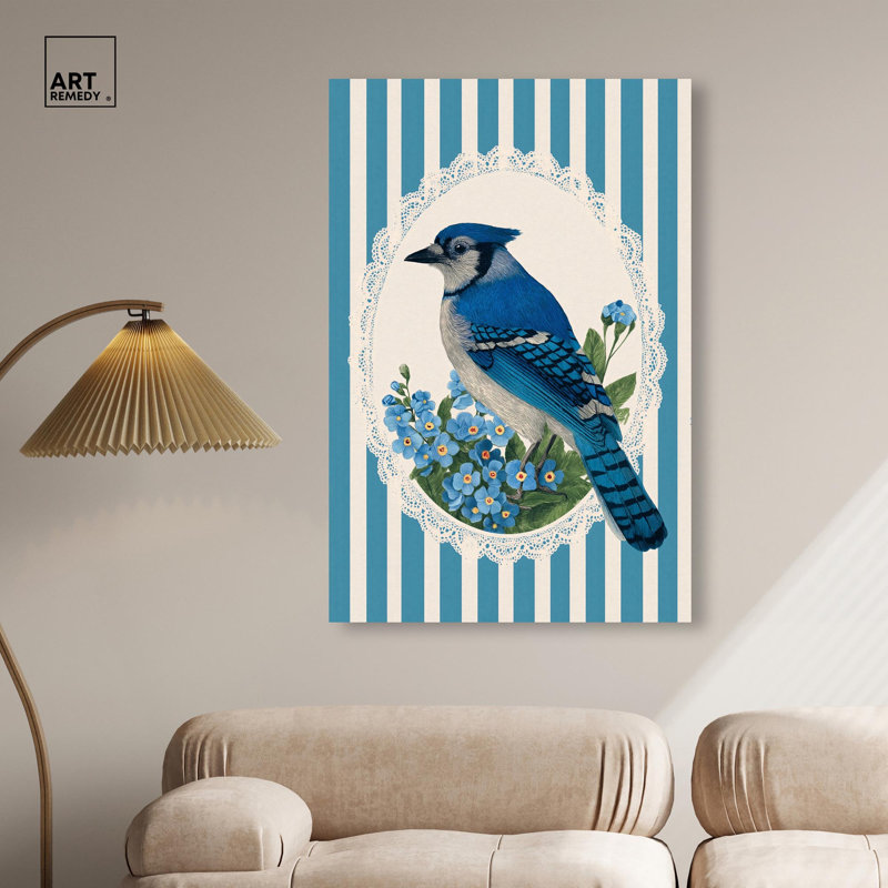 Décoration murale victorienne victorienne sur toile par Art Remedy, 30 x 45, H 45 po x l 30 po, Toile tendue avec châssis