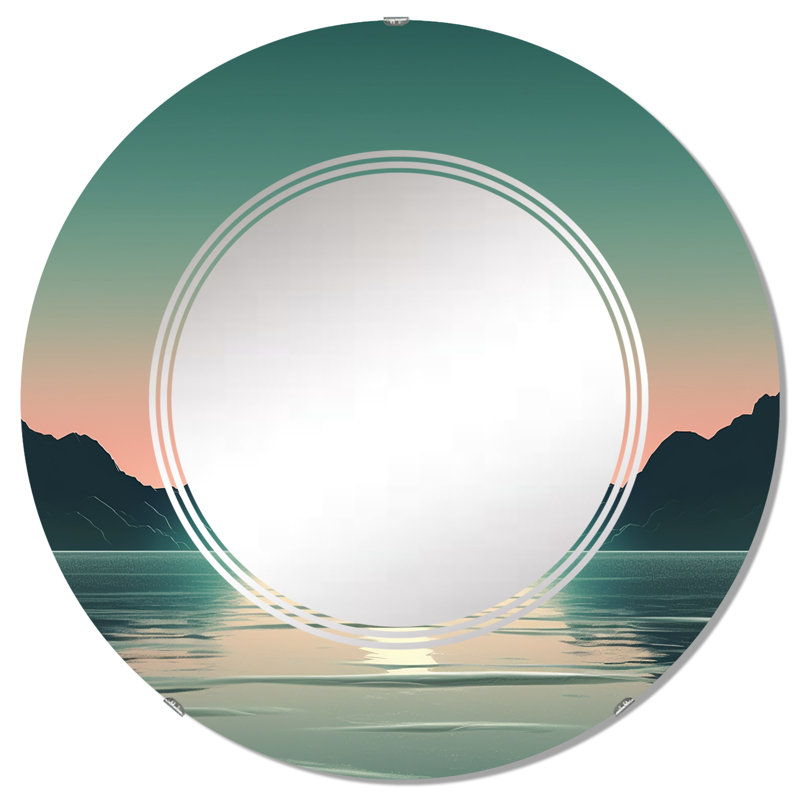 Miroir mural Wetzell, 32 po x 32 po