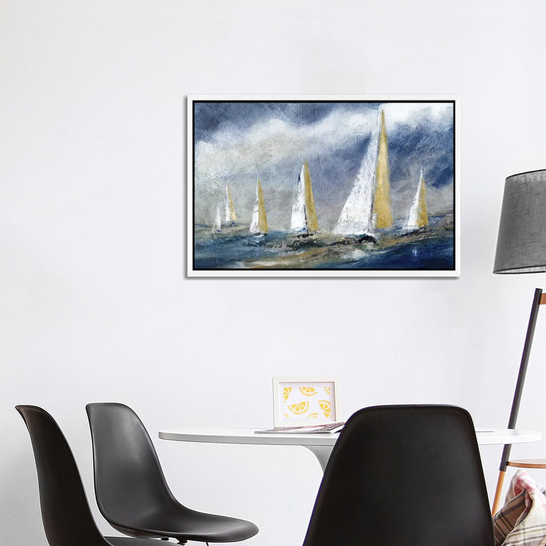 Indigo Swells by Carol Robinson - Painting on Canvas