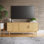 Armoire de rangement Edwidge Mid-Century Modern Scandinavian Console