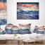 Coussin lombaire imprimé Winter Sunset