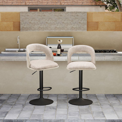 Outdoor Waterproof Textilene Swivel Bar Chair