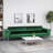 111'' Velvet Sofa-909333180