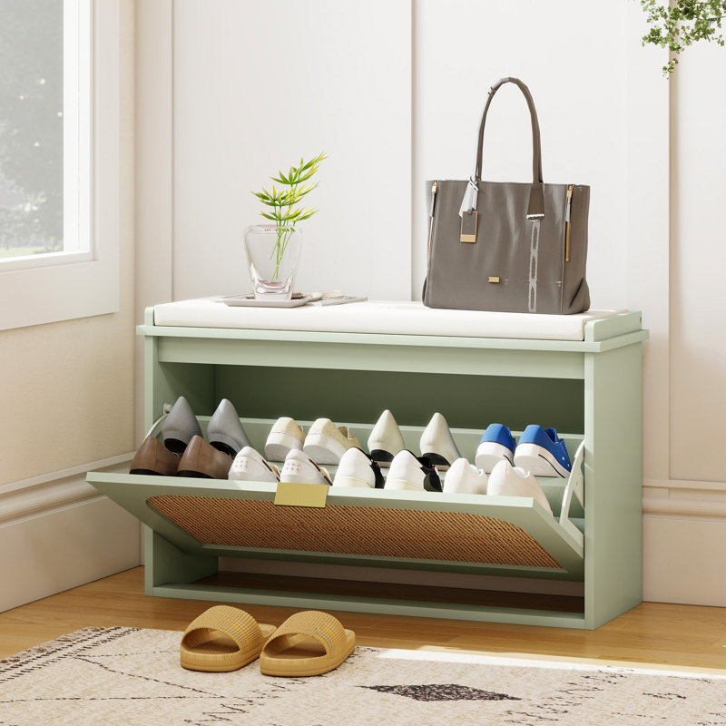 8 Pair Shoe Storage Bench