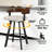 26" Swivel Counter Stool with Solid Walnut Wood Back and Upholstered Seat-412608102-412296050-412297192