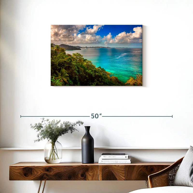 Gillard Grenada Island Bay, H 20 po x l 30 po