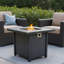Table de foyer d'extérieur au propane polyvalente et durable pour toutes les saisons