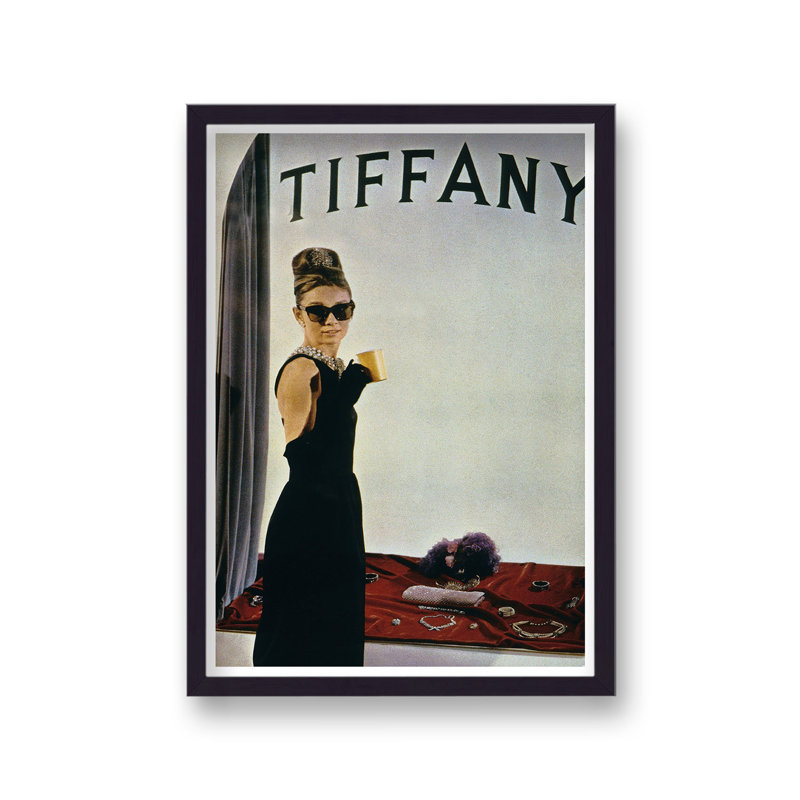 Audrey Hepburn Breakfast At Tiffany's Coffee Break - Single Picture Frame Print