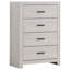 Commode rectangulaire 4 tiroirs Geary