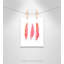 Roulé «Pink Feathers», impression sur papier-47479524