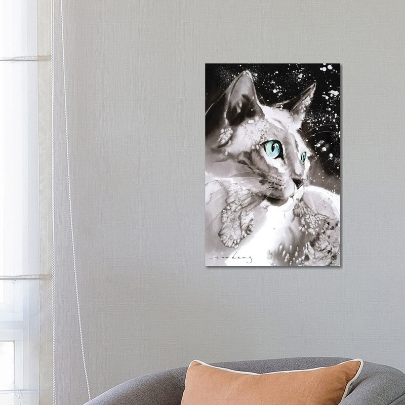 Cool Cat by Soo Beng Lim - Wrapped Canvas Print