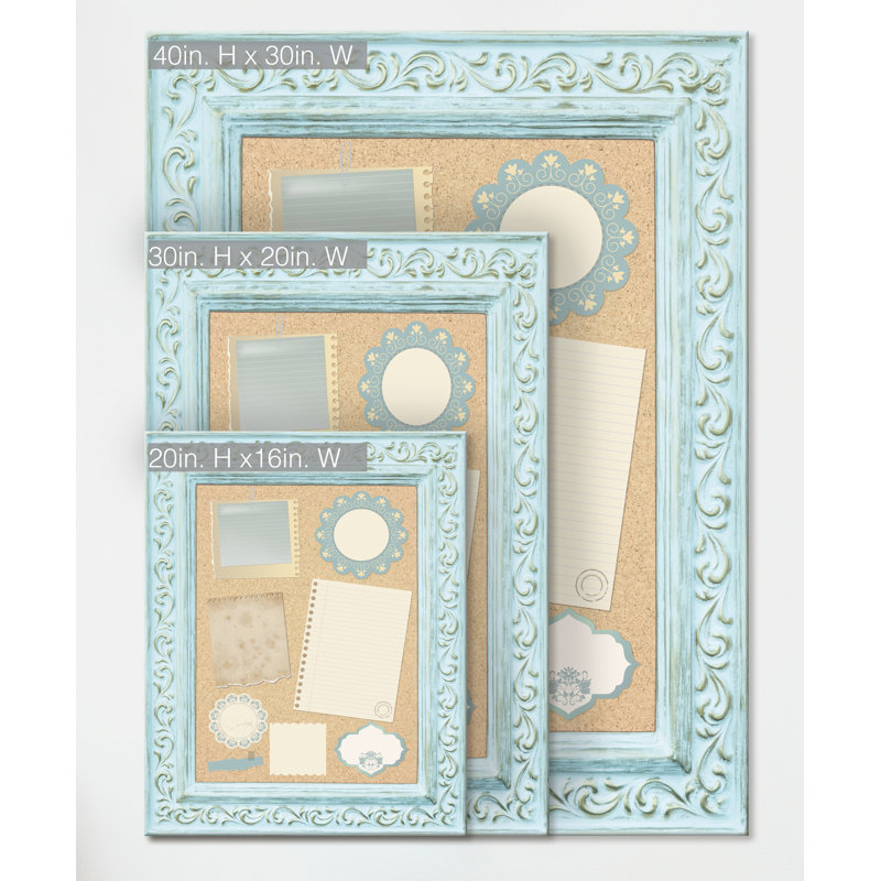 Acrylic Dry Erase Board, 20" H x 16" W x 0.75" D