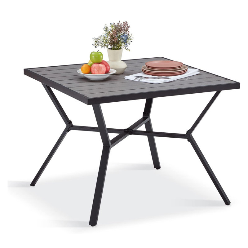 Table de salle à manger pour quatre personnes, gris