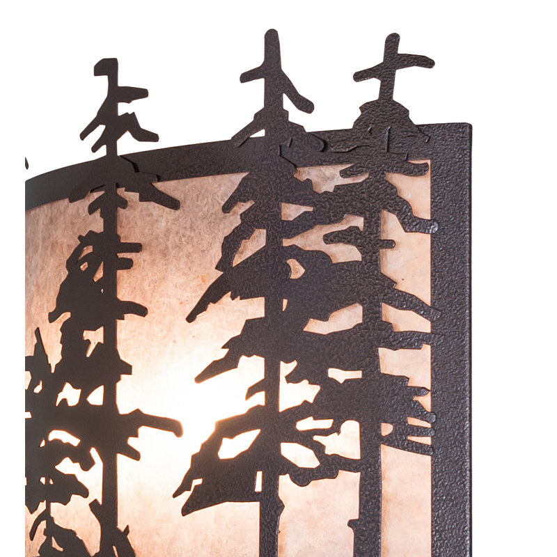 2 - Light Flush Mounted Sconce