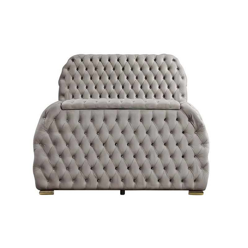 Royal Bed Grey King, Grey, King