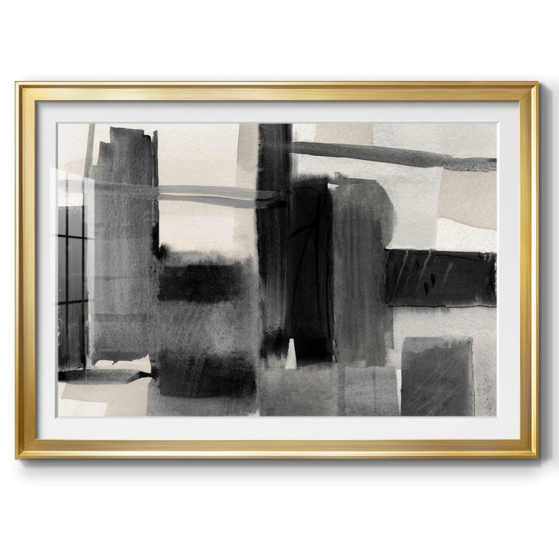 «Shadows in the Evening», impression encadrée avec biseau mat et verre, H 15 po x l 21 po x P 1,5 po, Or