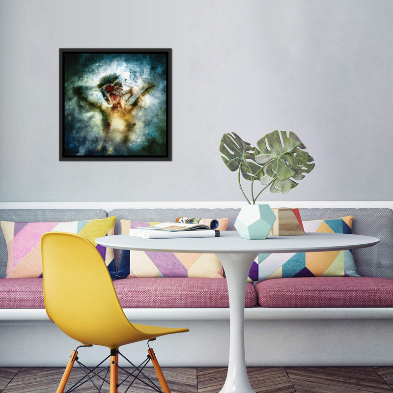 « I Break » par Mario Sanchez Nevado-impression de cadre photo, H 37 po x l 37 po x P 1,5 po, Toile avec cadre noir