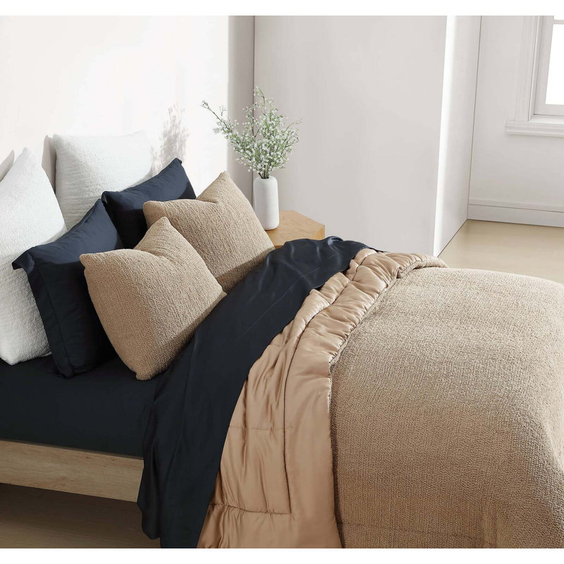 Natural Sham Set, King, Midnight