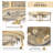 Flush Mount Ceiling Light Fixture with Glass & Brass Design-106872628