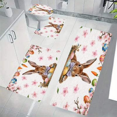 Ensemble de tapis de bain 4 pièces