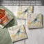 Paquet de 4 sous-verres en pavé Dragonfly Poppies