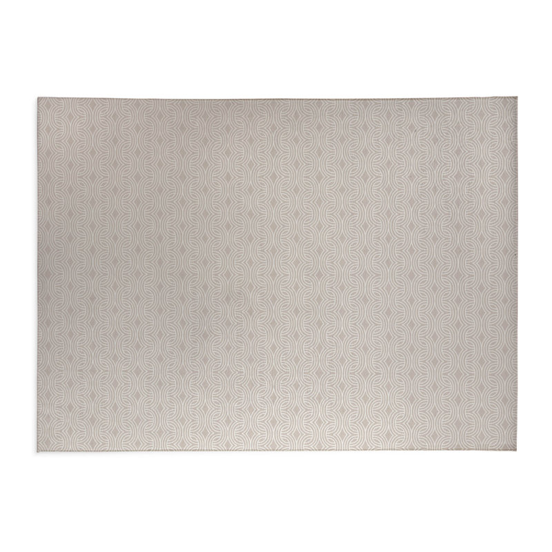 Tapis de bureau léger Child Lock, L 5 pi x L 3 pi, Taupe