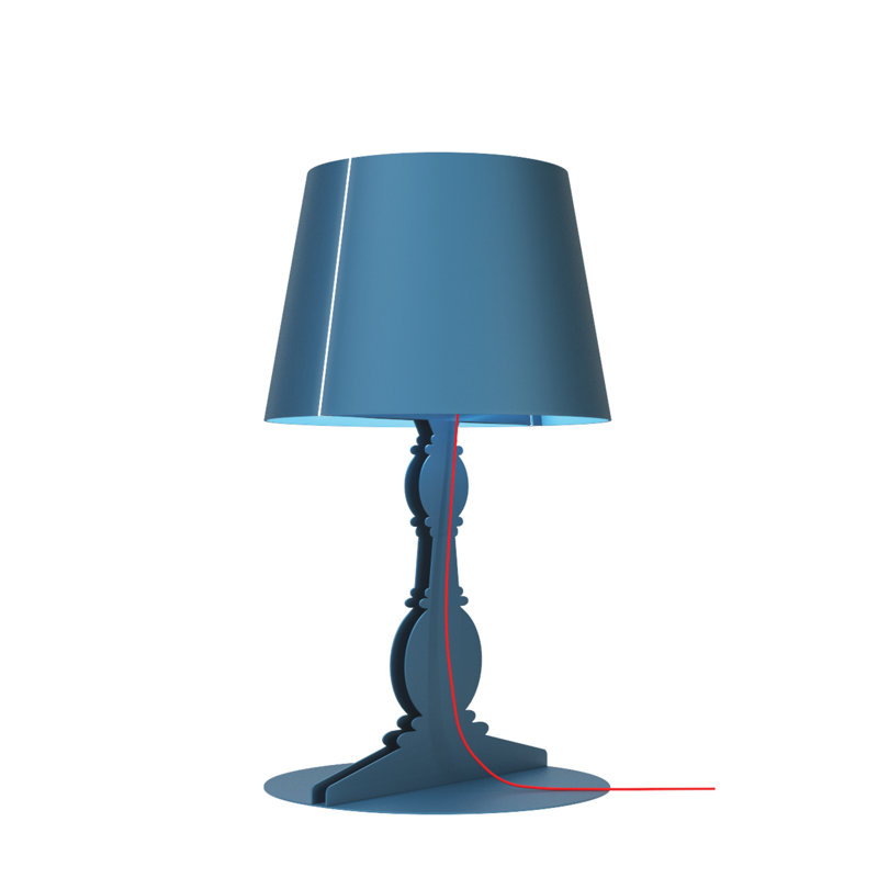 Runge Table Lamp, Blue