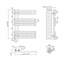 Calynne Designer Towel Rail Heated Towel Rails-2043254286-2043254280