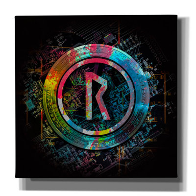 " Epic Graffiti 'Thorchain Rune Crypto Power By Epic Portfolio " by Valentyn Artemenko