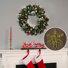 Frosted Berry Faux Lighted 24'' Wreath