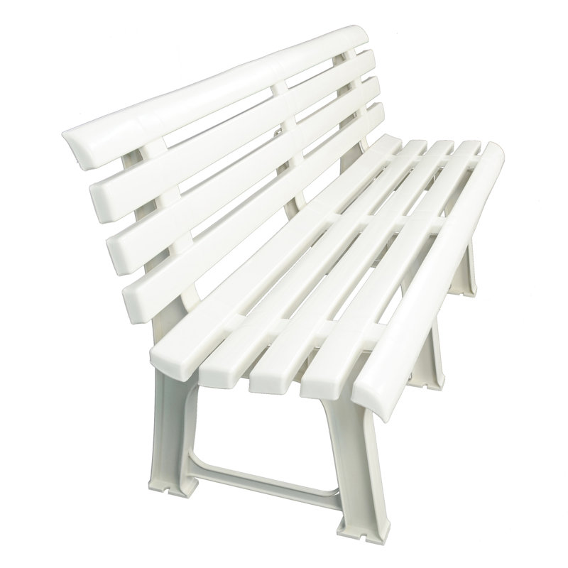 Brindisi Traditional Bench, White