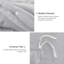 Housse de couette en microfibre moderne et contemporaine avec taies d'oreiller - Ensemble de literie douce et durable-1137905420-1137904883