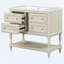 Ensemble de meuble-lavabo 4 tiroirs pour salle de bain avec lavabo-102797437