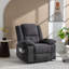  Fauteuil de massage inclinable, fauteuil électrique avec massage et chauffage, position infinie, poche latérale, -486425999