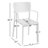 Farrah Stacking Patio Dining Armchair-1401396231