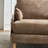 Chenille Upholstered Convertible Chair-87112320