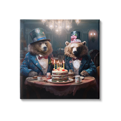 " Bears And Birthday Cake " by Ray Powers