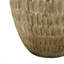 Lighting, H 25 po, lampe de table, abat-jour noir, résine brune, contemporain