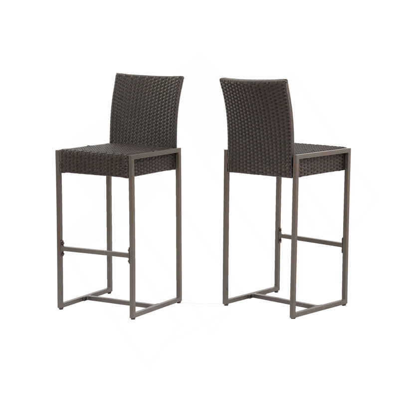 Tabouret de bar Conway, Marron foncé