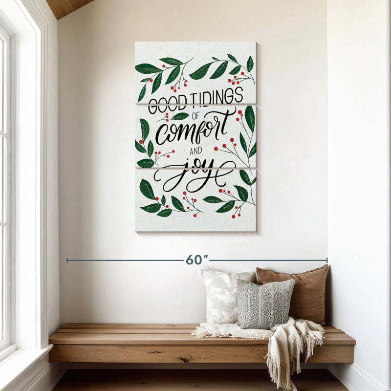 Kema Christmas Sayings IV, 45" H x 28" W