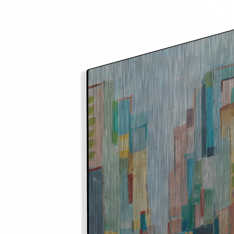 «Uptown Contemporary II» par Ethan Harper, art mural en métal, H 16 po x l 12 po